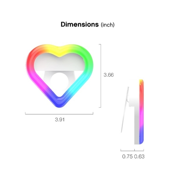 Selfie Led Light Clip - Picture 12 of 13